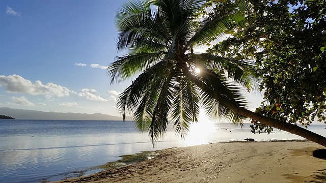 fiji postal playa Caqalai turismo viaje paraiso